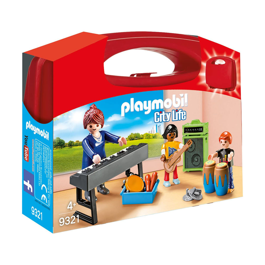 Playmobil City Life Music Class Carry Case Building Set 9321