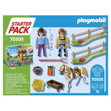 Playmobil Country Starter Pack Horseback Riding Building Set 70505 - Radar Toys