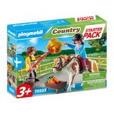 Playmobil Country Starter Pack Horseback Riding Building Set 70505 - Radar Toys