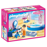 Playmobil Dollhouse Bathroom With Tub Building Set 70211 - Radar Toys