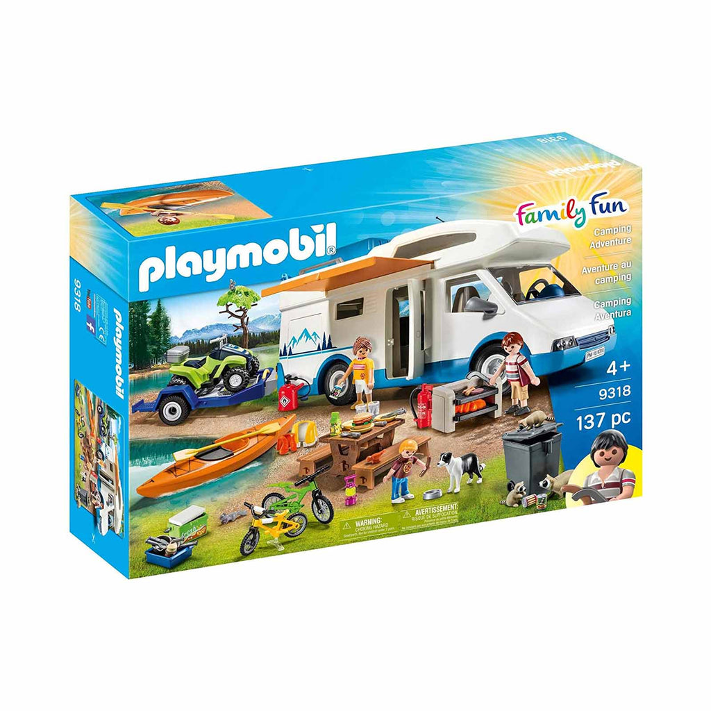 Playmobil Family Fun Camping Adventure Building Set 9318