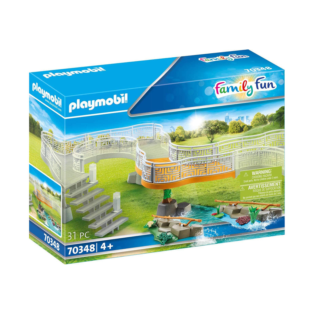 Playmobil Family Fun Zoo Viewing Platform Extension Building Set 70348 - Radar Toys