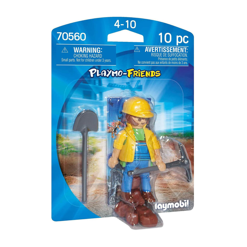 Playmobil Playmo-Friends Construction Worker Building Set 70560