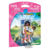 Playmobil Playmo-Friends Mother With Baby Carriers 70563 - Radar Toys