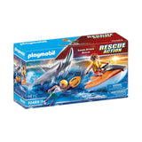Playmobil Rescue Action Shark Attack Rescue Building Set 70489 - Radar Toys