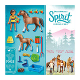 Playmobil Spirit Riding Free Pru With Horse And Foal 70122 - Radar Toys