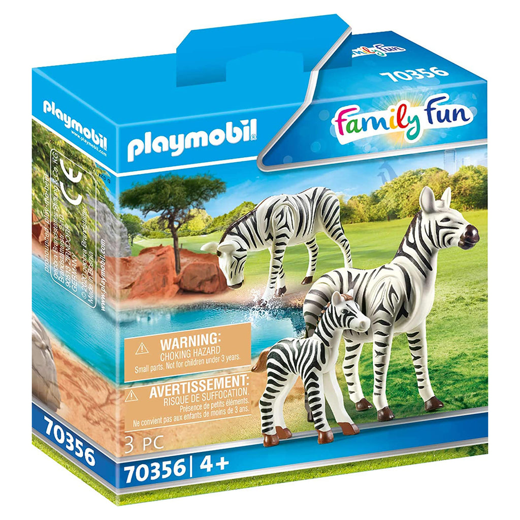 Playmobil Zebras With Foal Set 70356