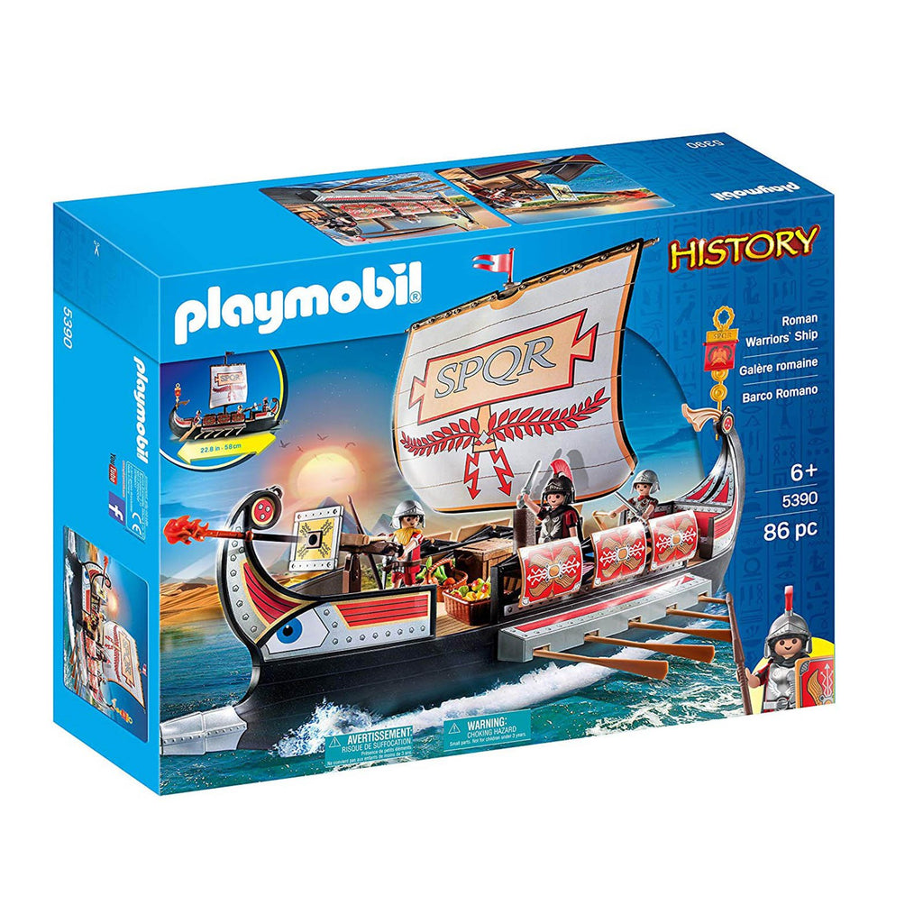 Playmobil City Action Roman Warriors' Ship Building Set 5390