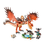Playmobil Dragons Snoutlout And Hookfang Building Set 9459 - Radar Toys