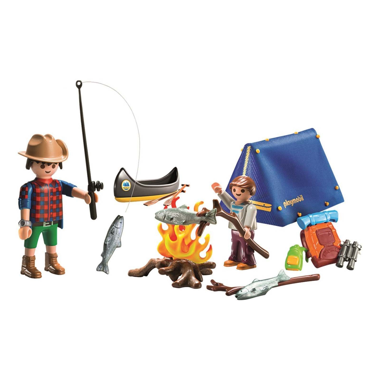 Playmobil family fun camping adventure on sale