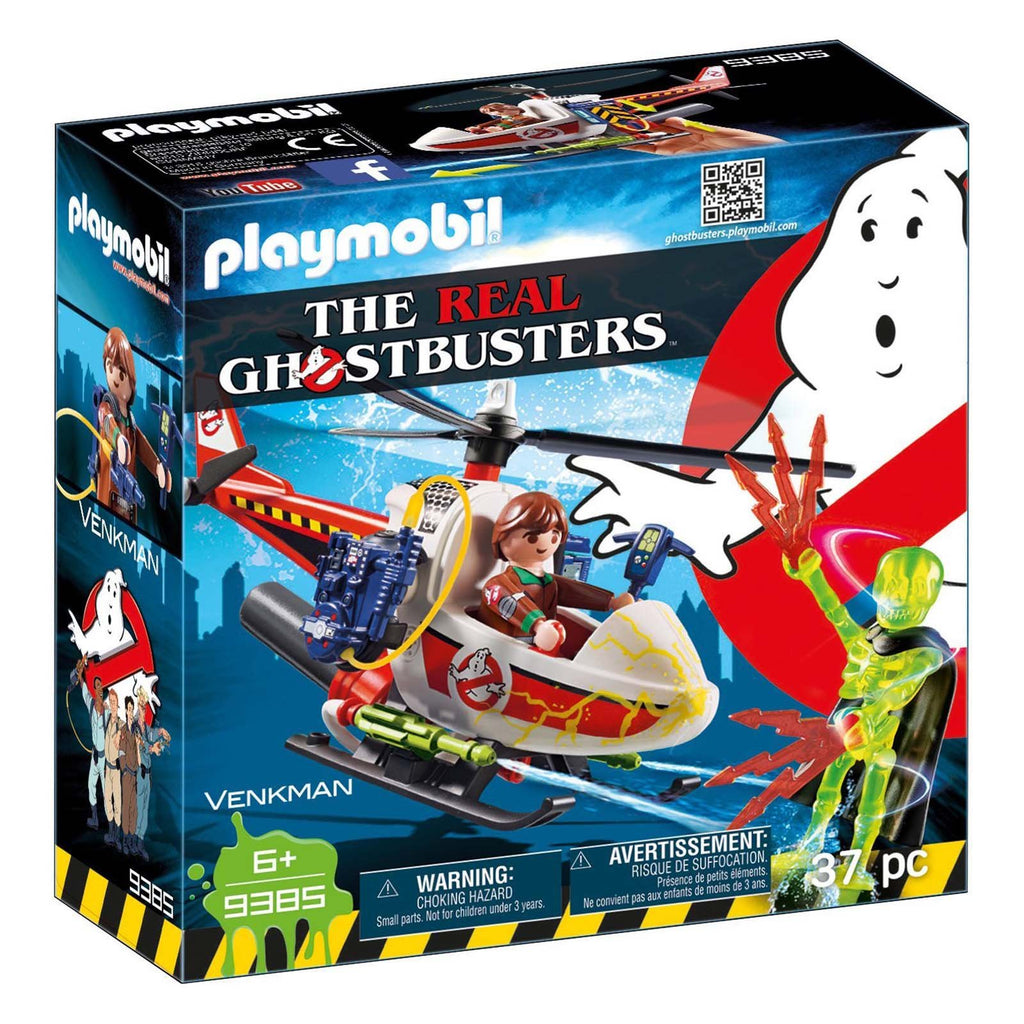 Playmobil Ghostbusters Venkman With Helicopter Building Set 9385