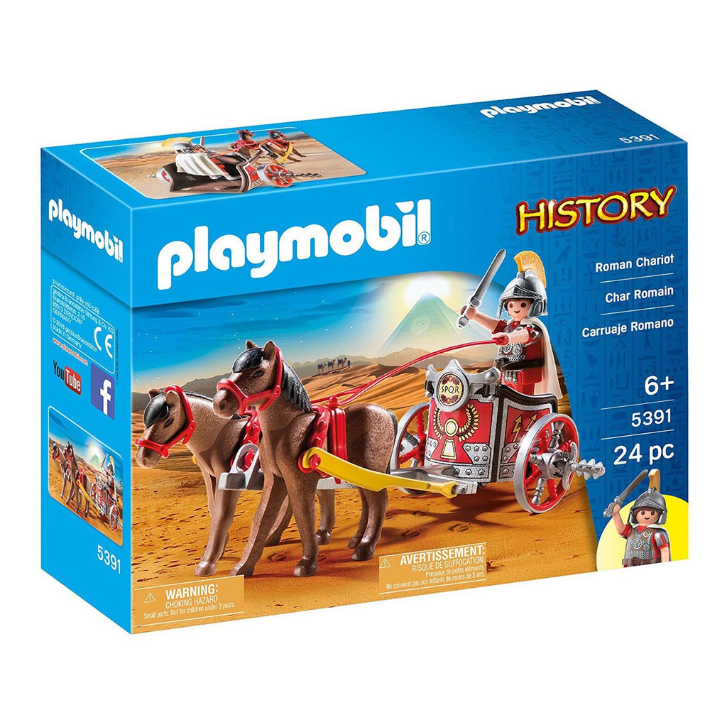 Playmobil History Roman Chariot Building Set 5391