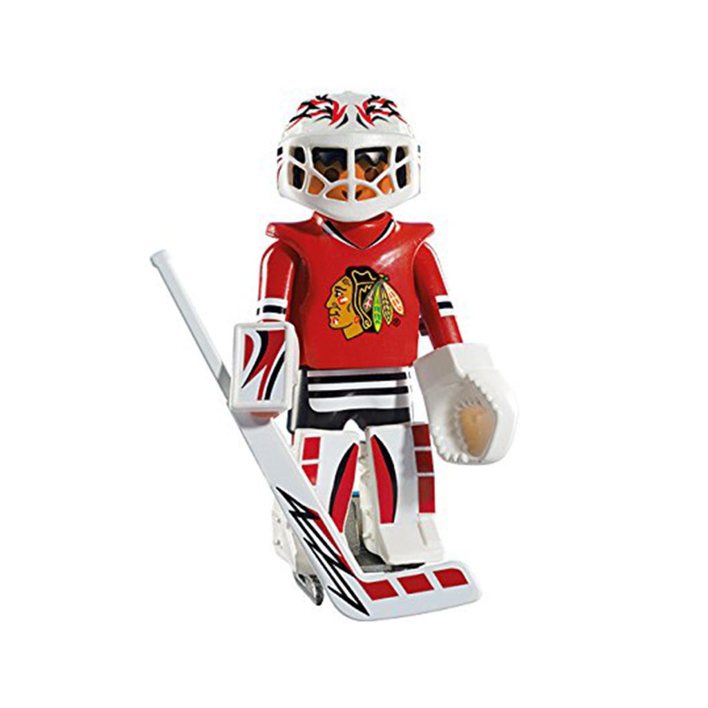 Playmobil NHL Chicago Blackhawks Goalie Building Set 5074 - Radar Toys