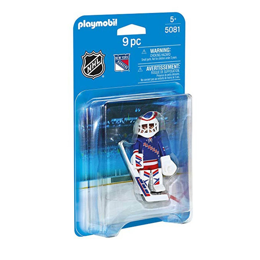 Playmobil NHL New York Rangers Goalie Building Set 5081 - Radar Toys