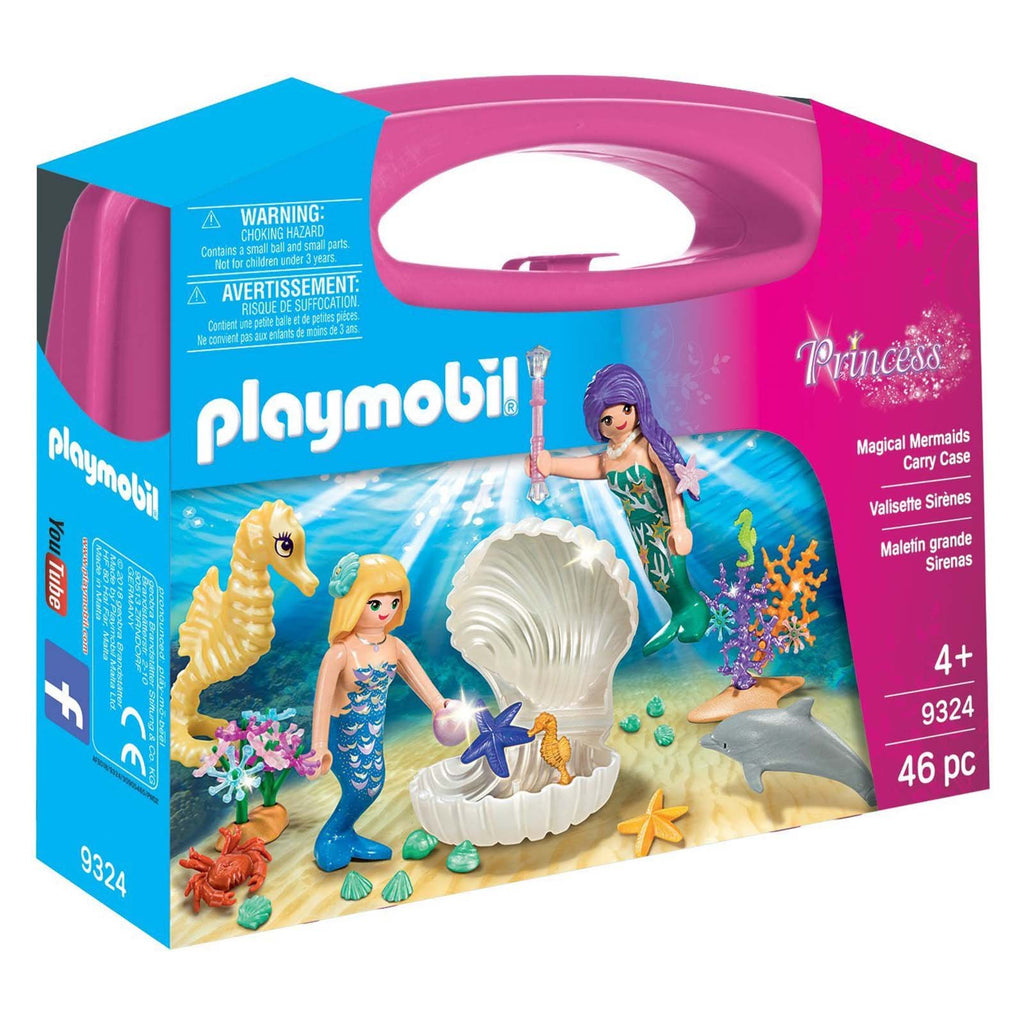 Playmobil Princess Magical Mermaids Carry Case Building Set 9324 - Radar Toys