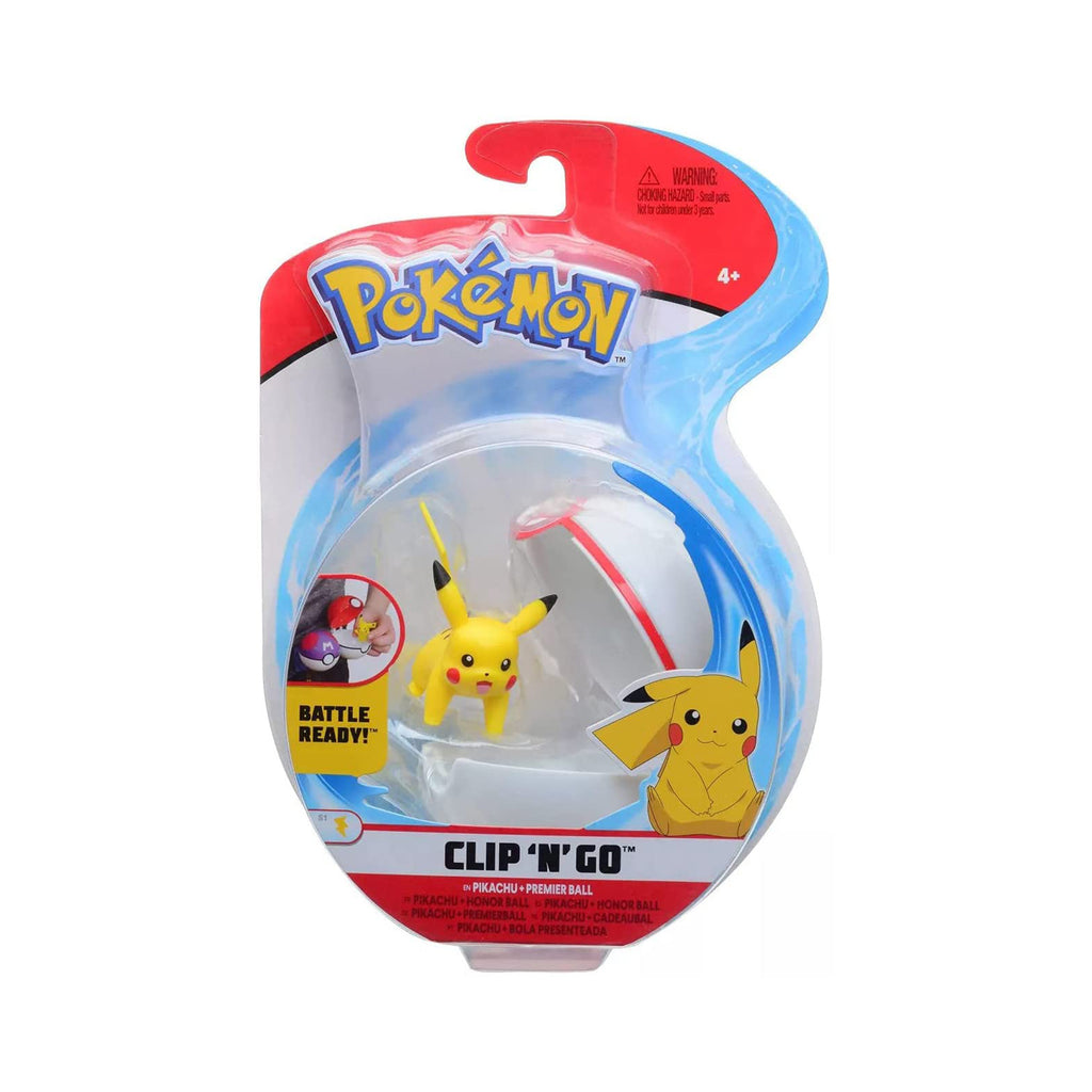 Pokemon Clip 'N' Go Pikachu And Premier Ball Figure Pack