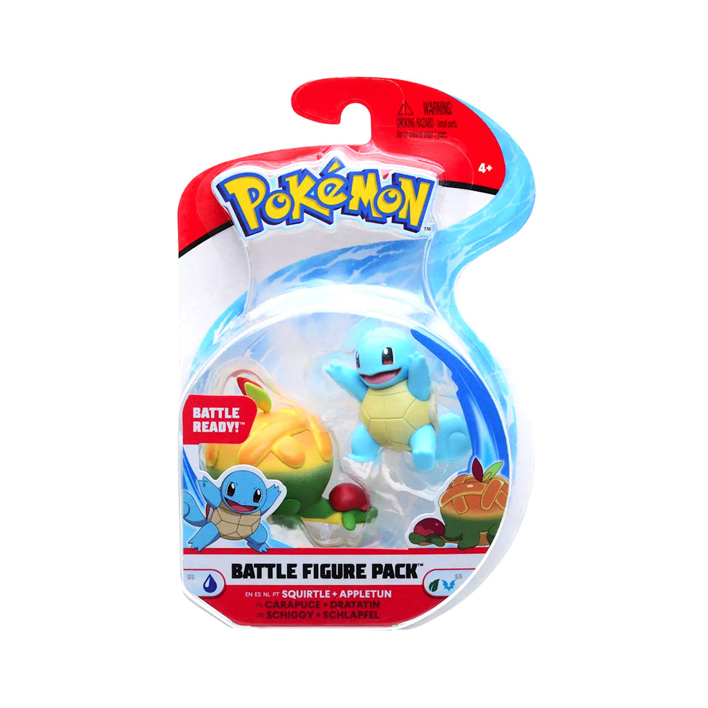 Pokemon Squirlte And Appletun Battle Figure Pack