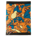 Pokemon Charizard Tri-Fold Velcro Wallet - Radar Toys