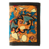 Pokemon Charizard Tri-Fold Velcro Wallet - Radar Toys