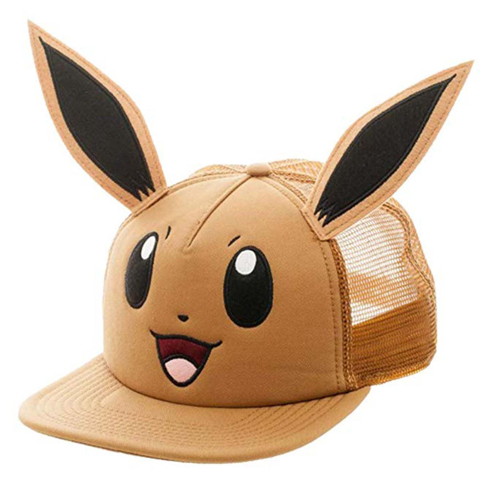 Pokemon Eevee Big Face Trucker Hat With Ears