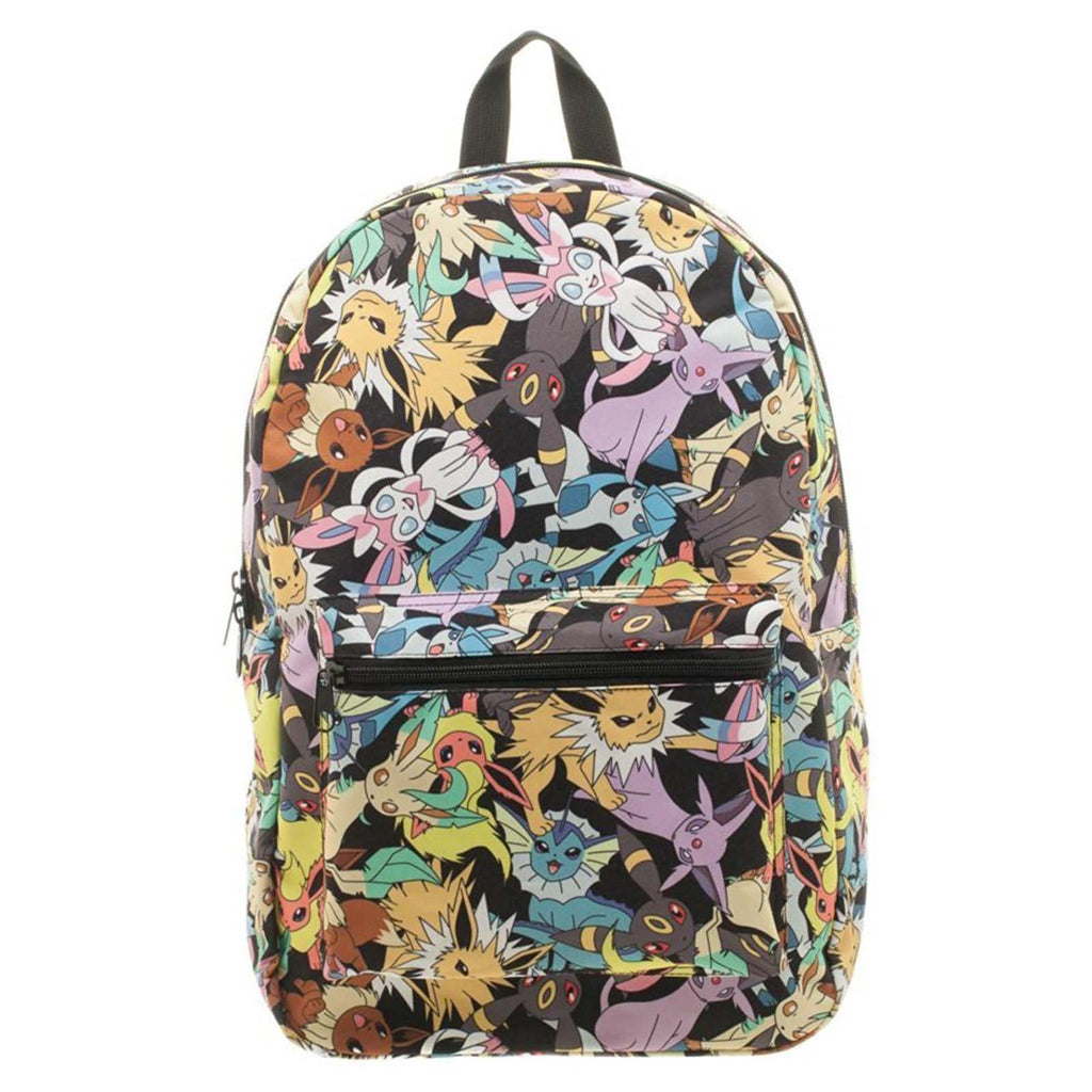 Pokemon Eevee Evolution Toss Print Sublimated Backpack