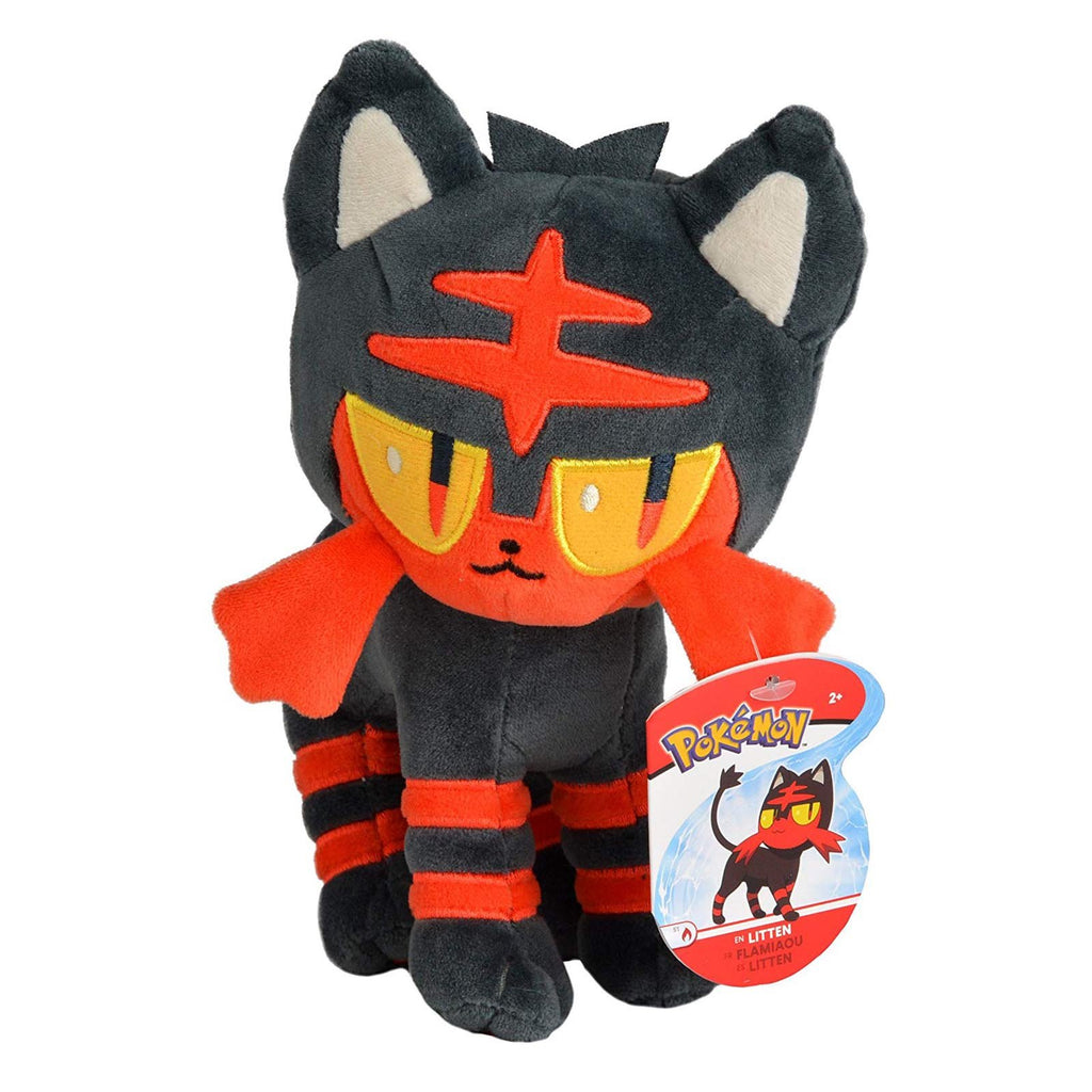 Pokemon Litten 8 Inch Plush Figure - Radar Toys