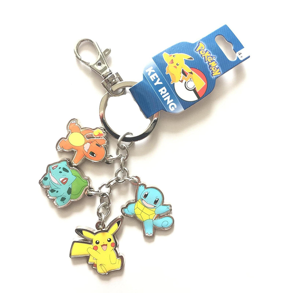 Pokemon Multi Starting Characters Metal Keychain