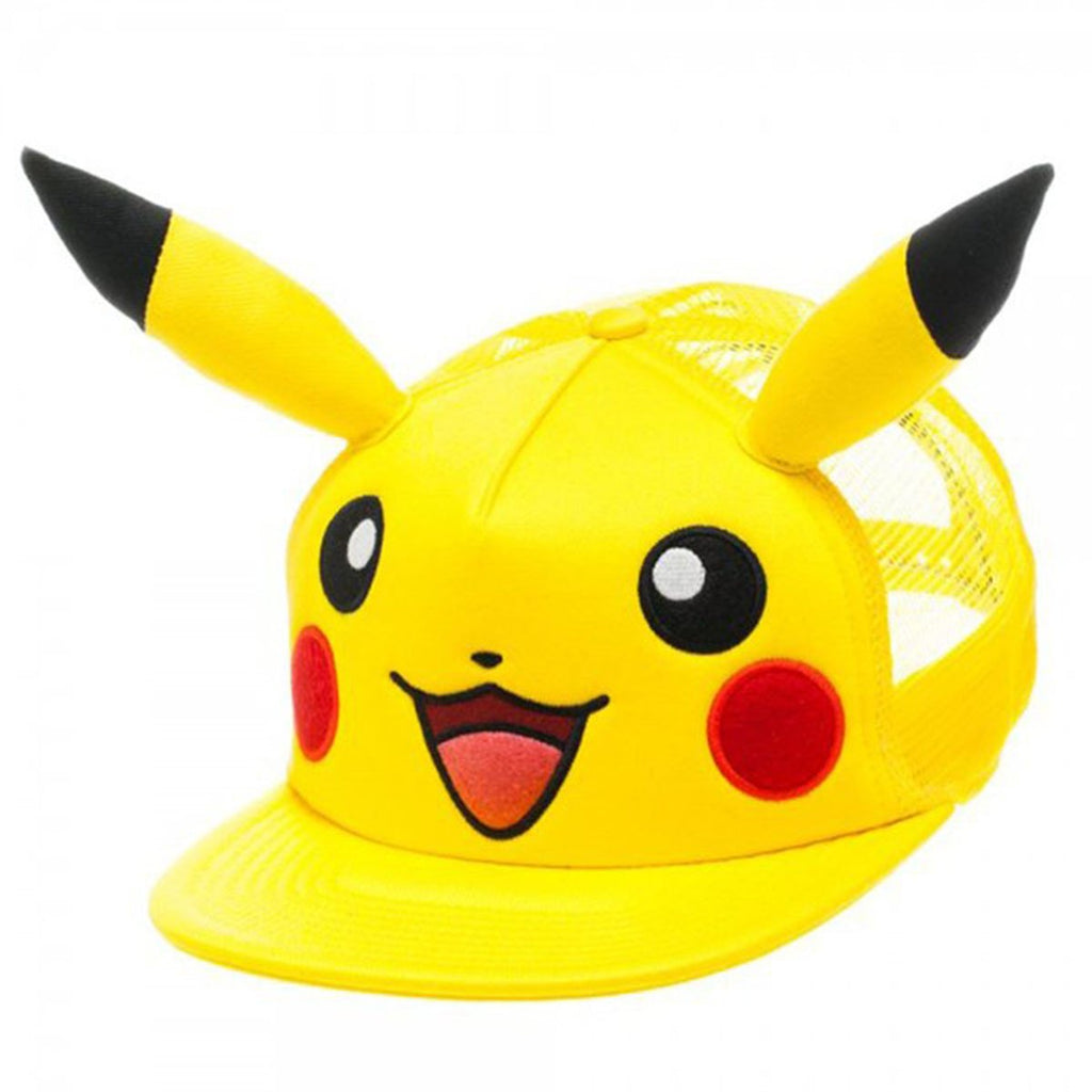 Pokemon Pikachu Big Face Snapback Hat