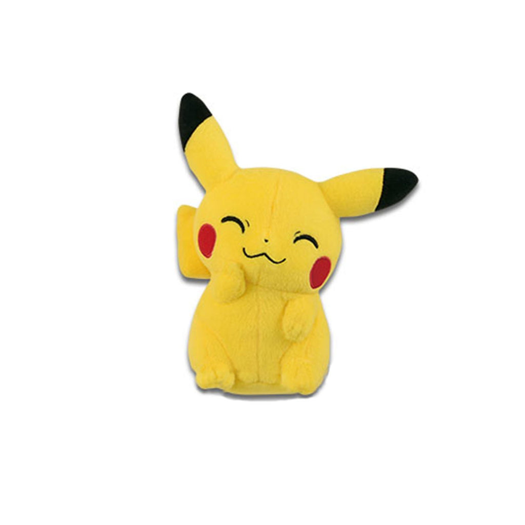 Pokemon Pikachu Mania Waving Pikachu 4 Inch Plush Figure