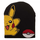 Pokemon Pikachu Pokeball Black Beanie - Radar Toys