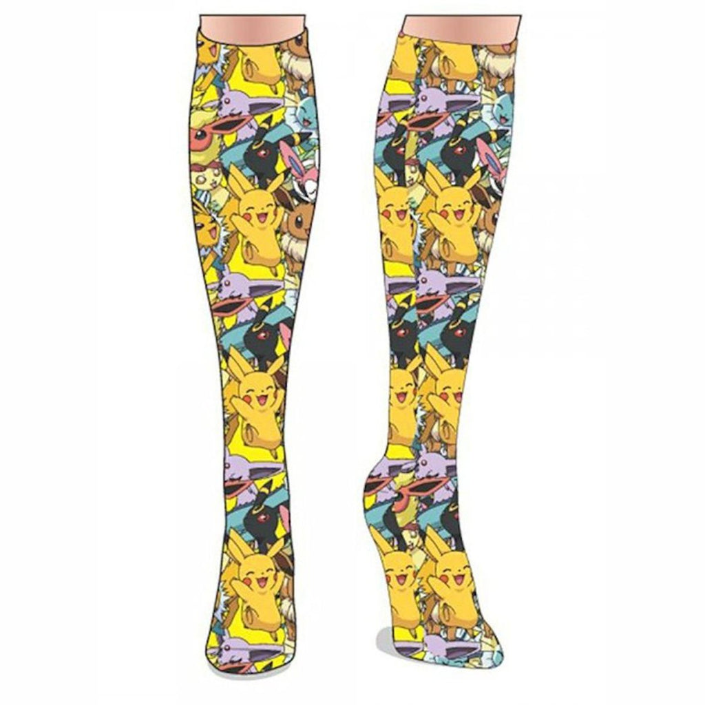 Pokemon Pikachu Sublimated Knee High Socks