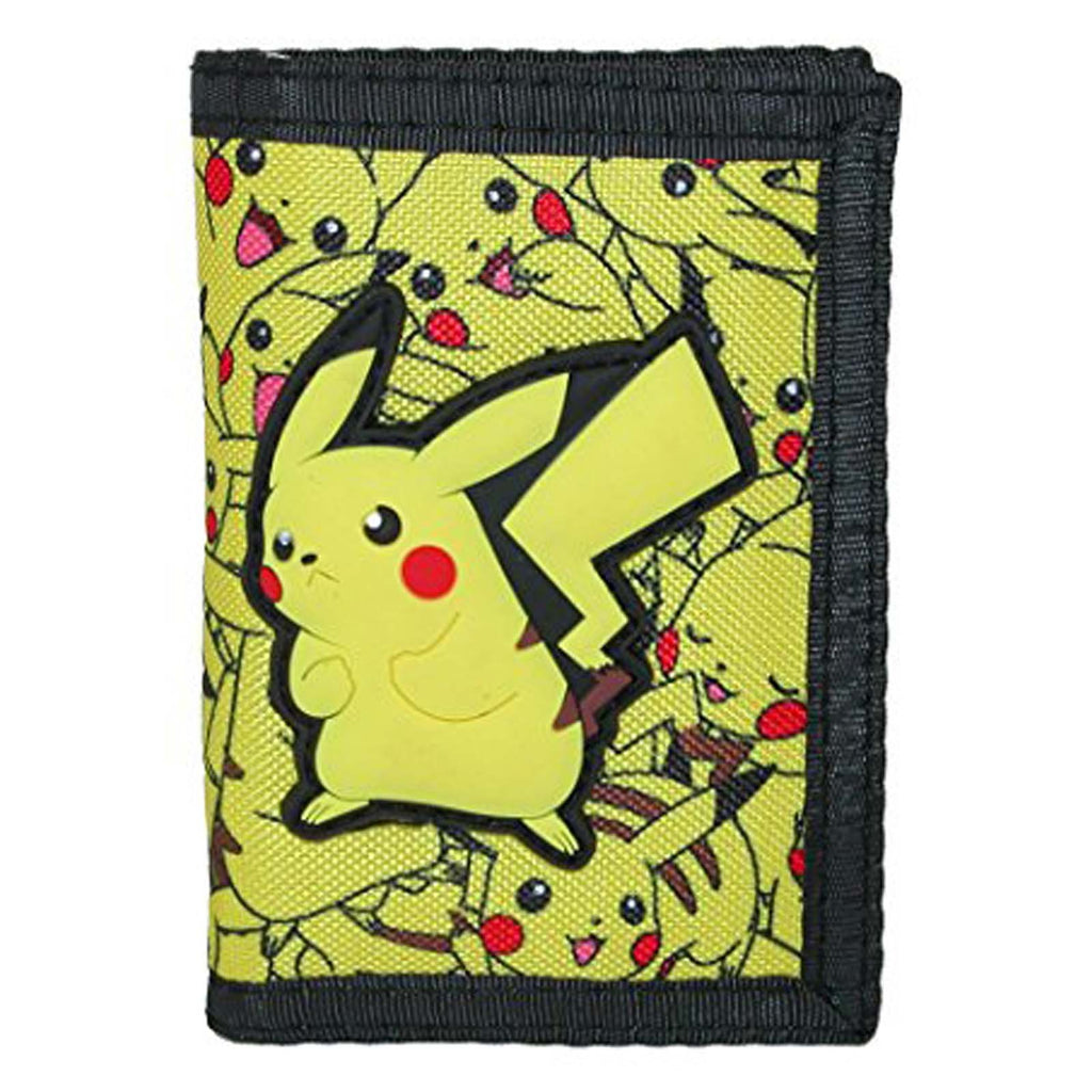 Pokemon Pikachu Velcro Tri-Fold Wallet
