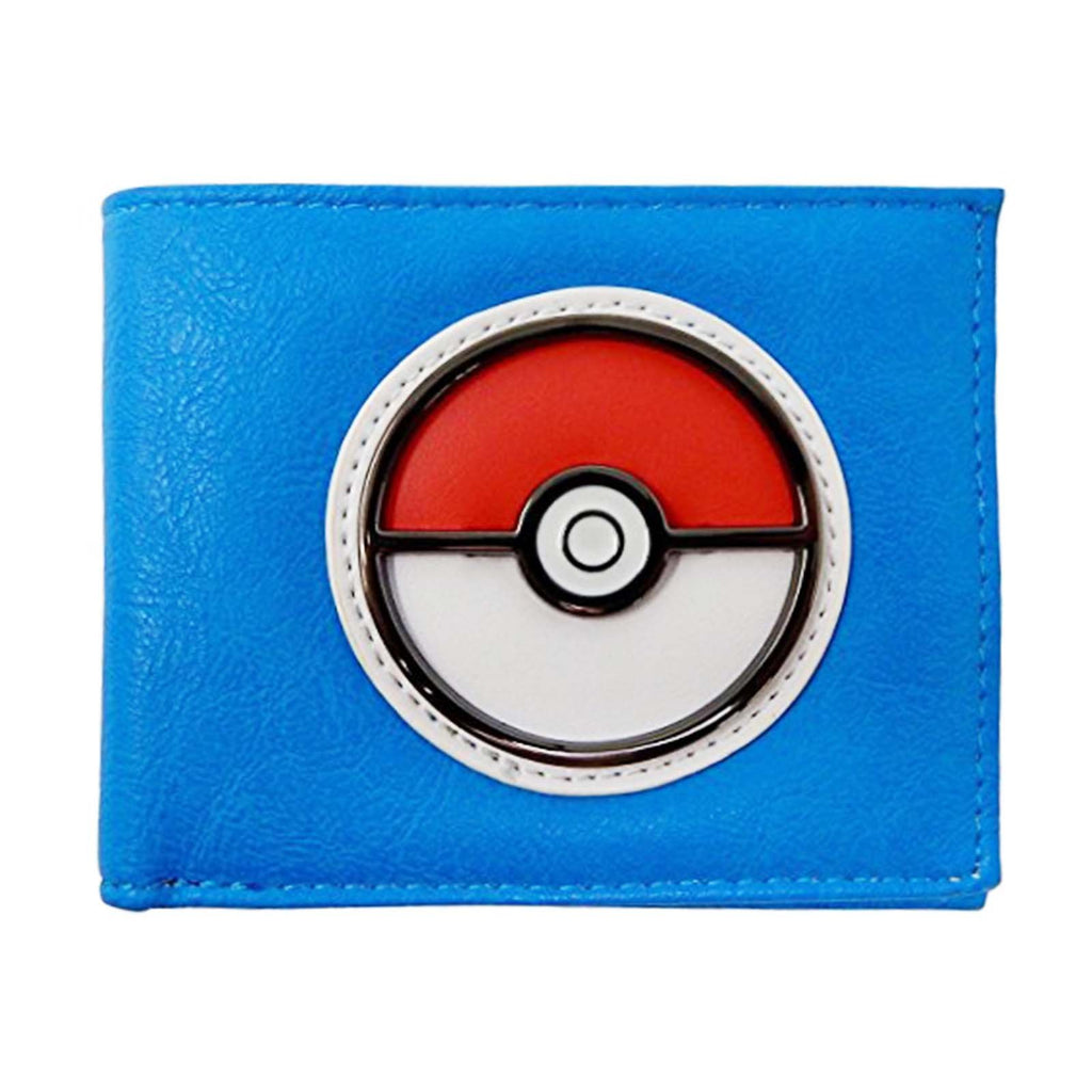 Pokemon Pokeball Blue Bi-Fold Wallet