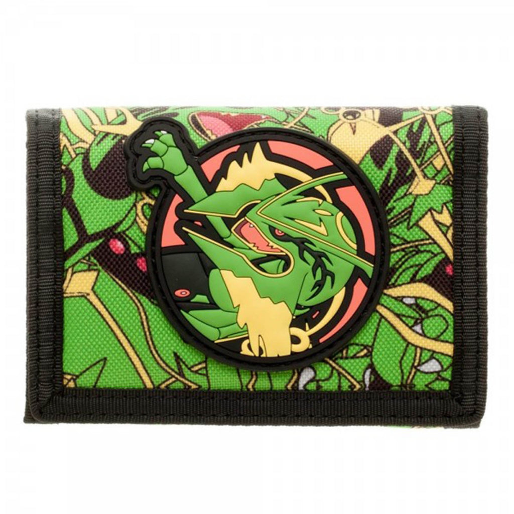 Pokemon Rayquaza Velcro Tri-Fold Wallet