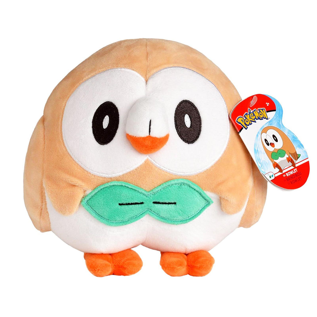 Pokemon Rowlet 7 Inch Plush Figure - Radar Toys