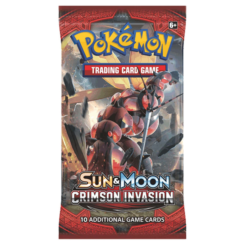 Pokemon Son And Moon Crimson Invasion Booster Pack Trading Card Game