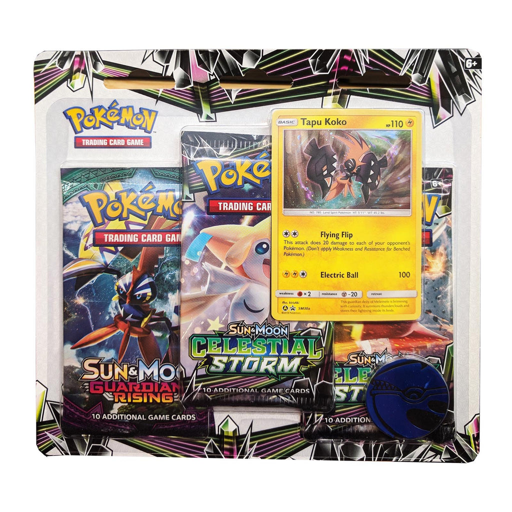 Pokemon Sun And Moon Celestial Storm 3 Pack Set