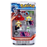 Pokemon XY Mega Scizor Jirachi Meowth Kirlia 4 Pack Of Mini Figures - Radar Toys