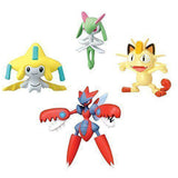 Pokemon XY Mega Scizor Jirachi Meowth Kirlia 4 Pack Of Mini Figures - Radar Toys