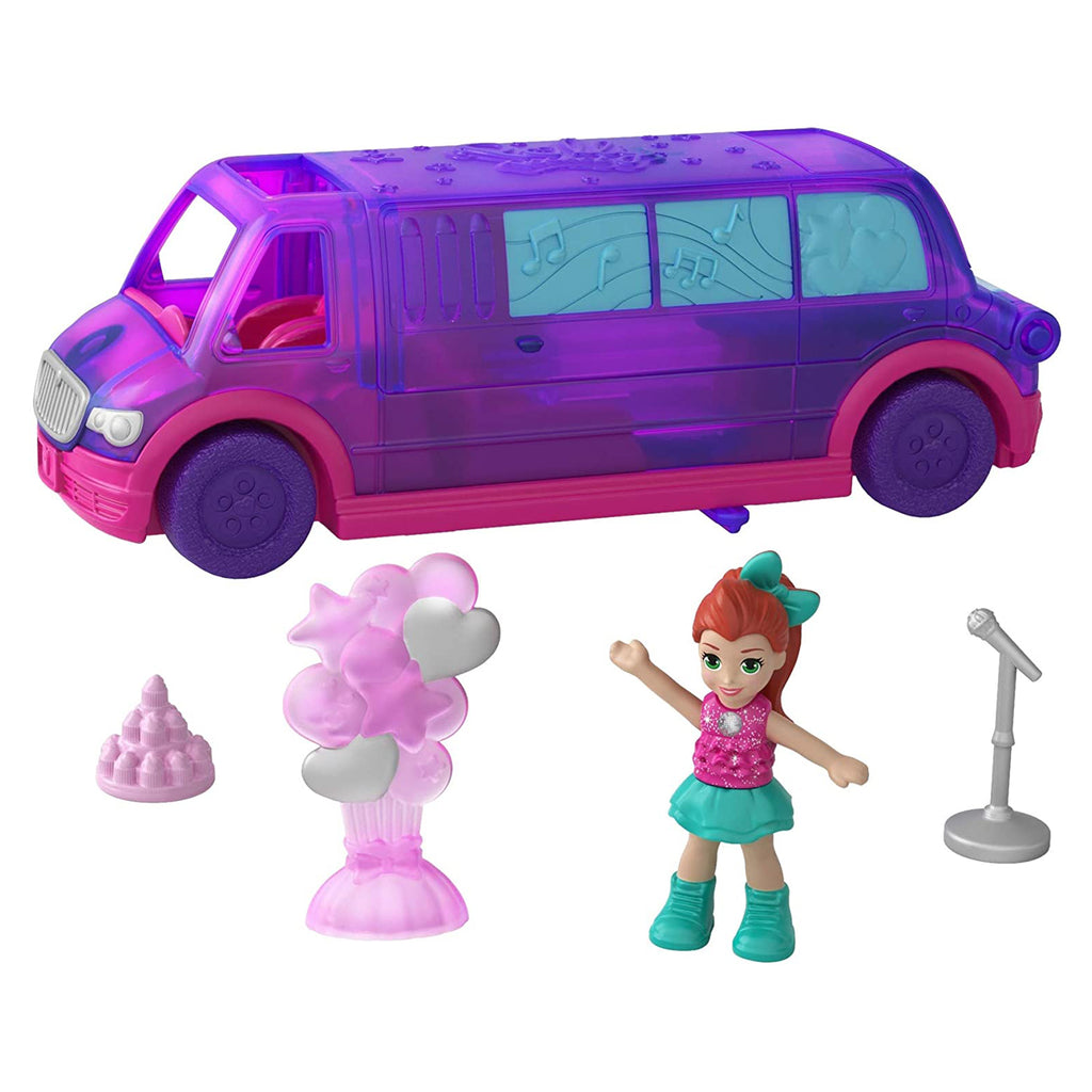 Polly Pocket Pollyville Party Limo Figure Set
