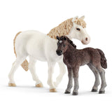 Schleich Farm World Pony Mare And Foal Figure 42423 - Radar Toys