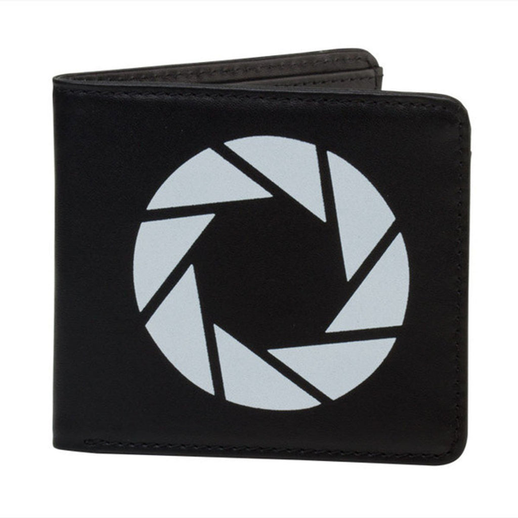 Portal 2 Aperture Laboratories Logo Leather Bi Fold Wallet