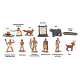 Powhatan Indians Toob Mini Figures Safari Ltd - Radar Toys