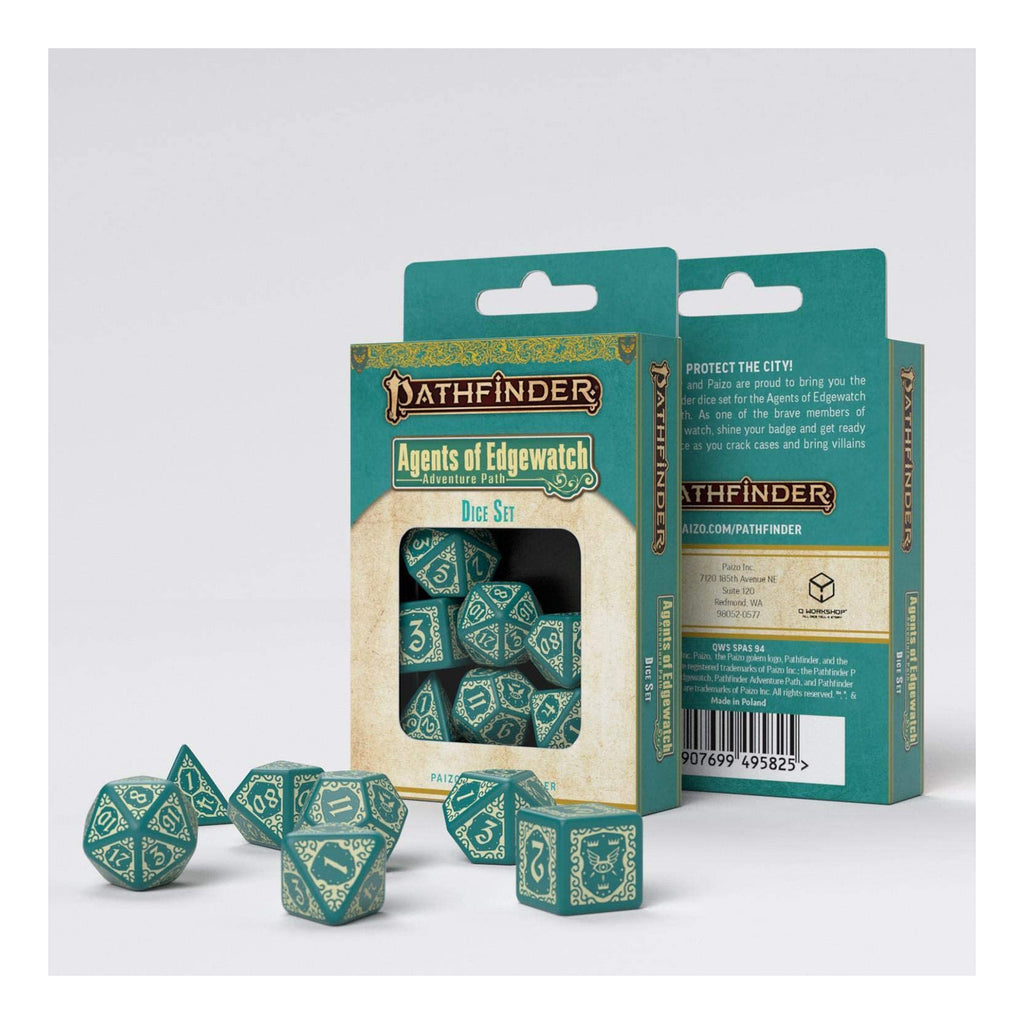 Q-Workshop Pathfinders Agents Of Edgewatch 7 Piece Dice Set