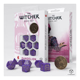 Q-Workshop The Witcher Dandelion Viscount De Lettenhove 7 Piece Dice Set With Coin - Radar Toys