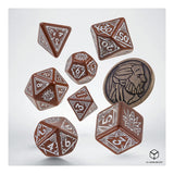 Q-Workshop The Witcher Geralt Roach's Companion 7 Piece Dice Set With Coin - Radar Toys