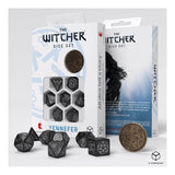 Q-Workshop The Witcher Yennefer The Obsidian Star 7 Piece Dice Set With Coin - Radar Toys