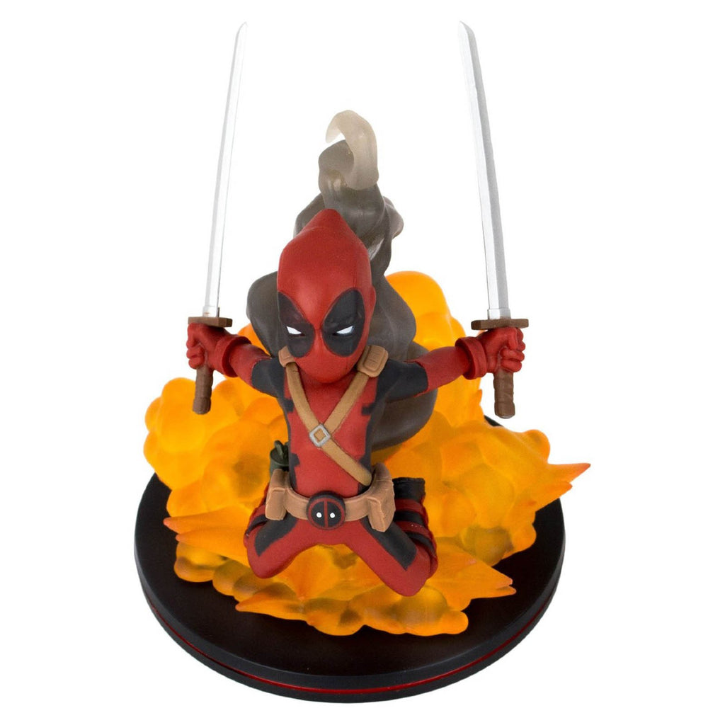 Quantum Mechanix Marvel Red Suit Deadpool Q Figure