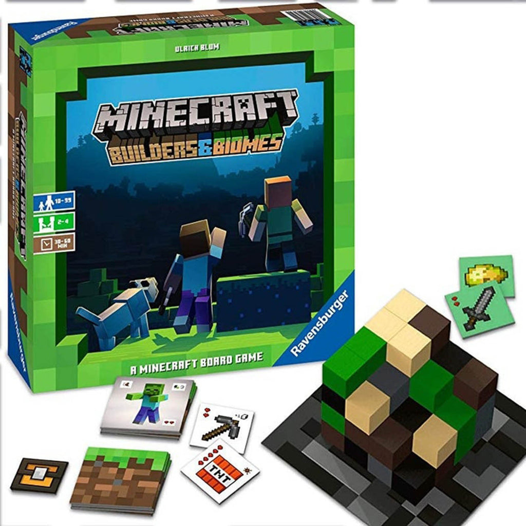 Ravensburger Minecraft Builders And Biomes The Board Game