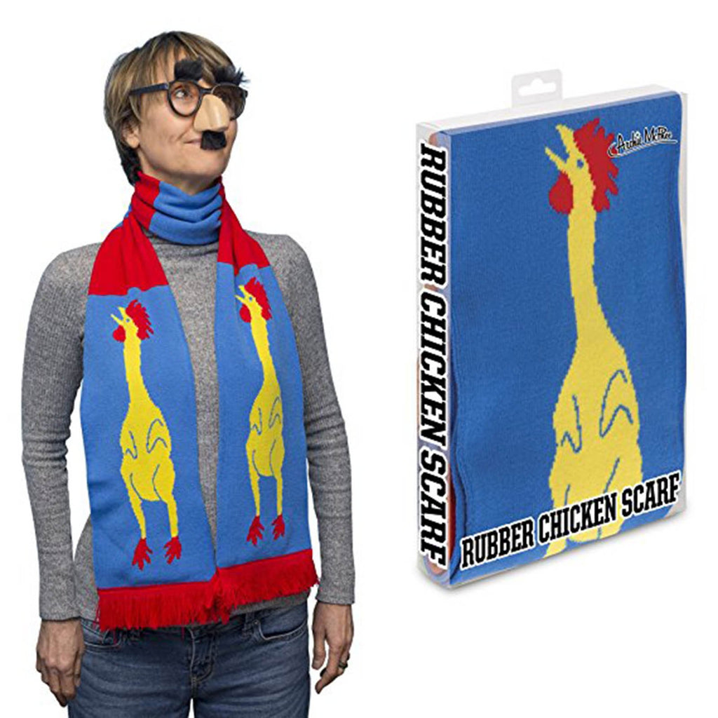 Rubber Chicken Soft Knit Acrylic Scarf